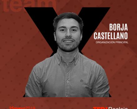 El organizador principal de TEDx Realejo: Borja Castellano