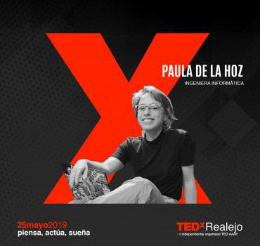 Entrevistamos a Paula De La Hoz, ponente de TEDxRealejo 2019
